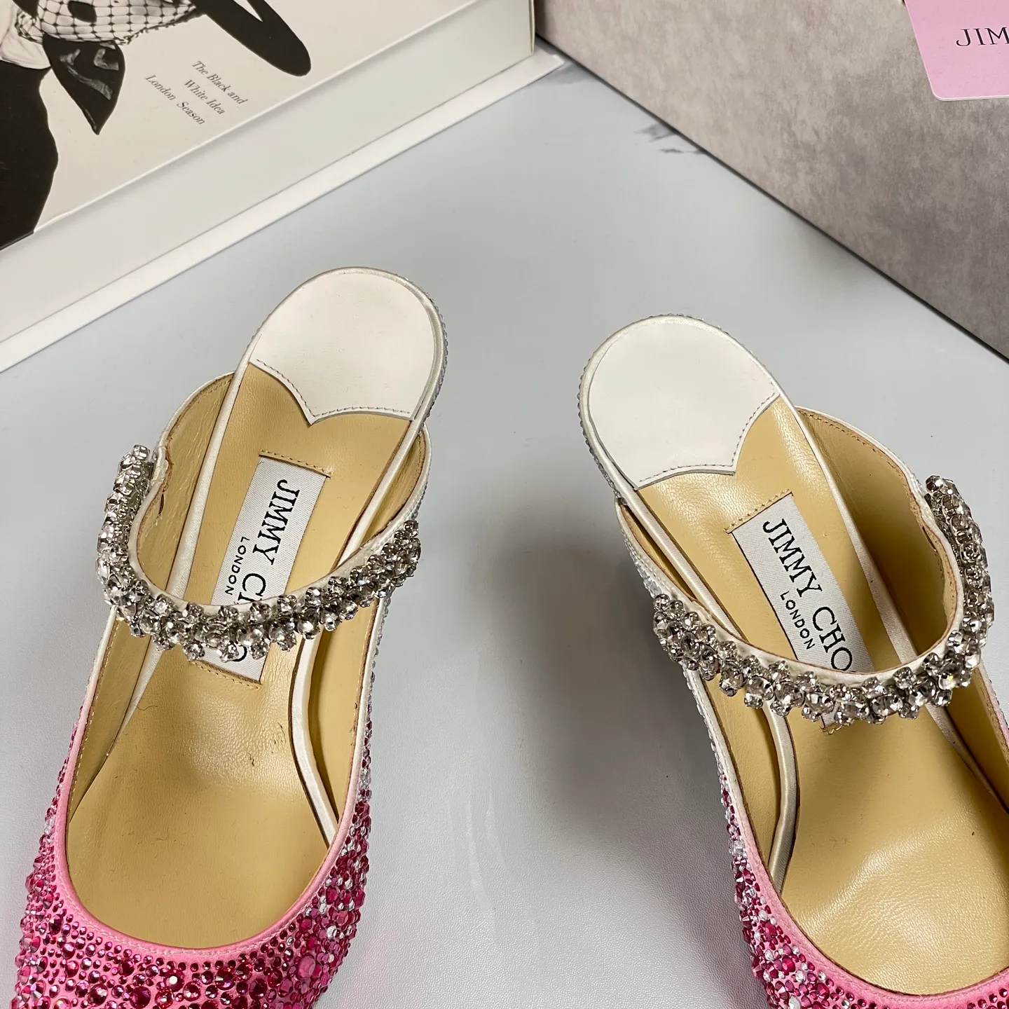 👟👟Ex-factory price 680👟👟 Jimmy Choo BING 65 diamond high heels 35-40 (41 42 43 customized)